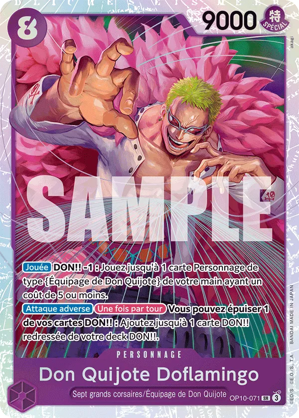 OP10-071 - Don Quijote Doflamingo — Carte One Piece Sang Royal 071