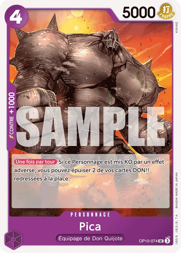 OP10-074 - Pica — Carte One Piece Sang Royal 074