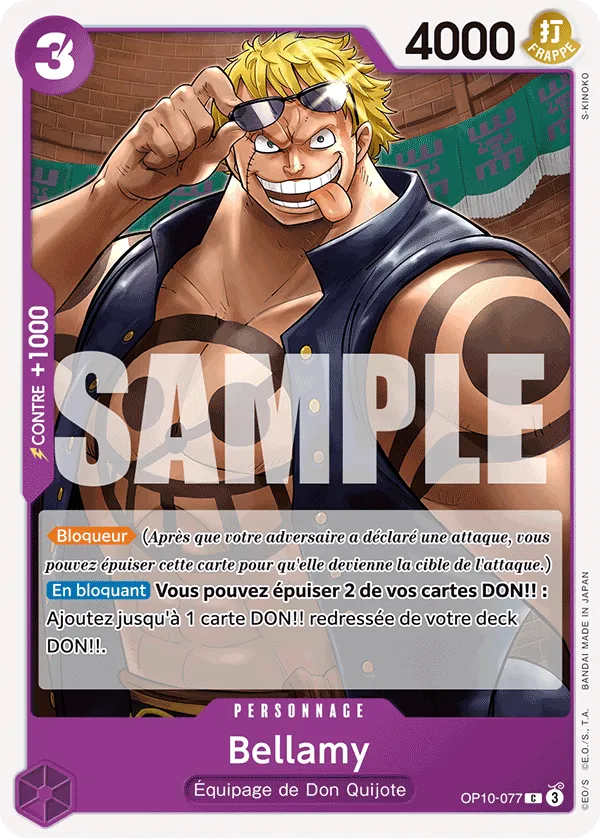 OP10-077 - Bellamy — Carte One Piece Sang Royal 077