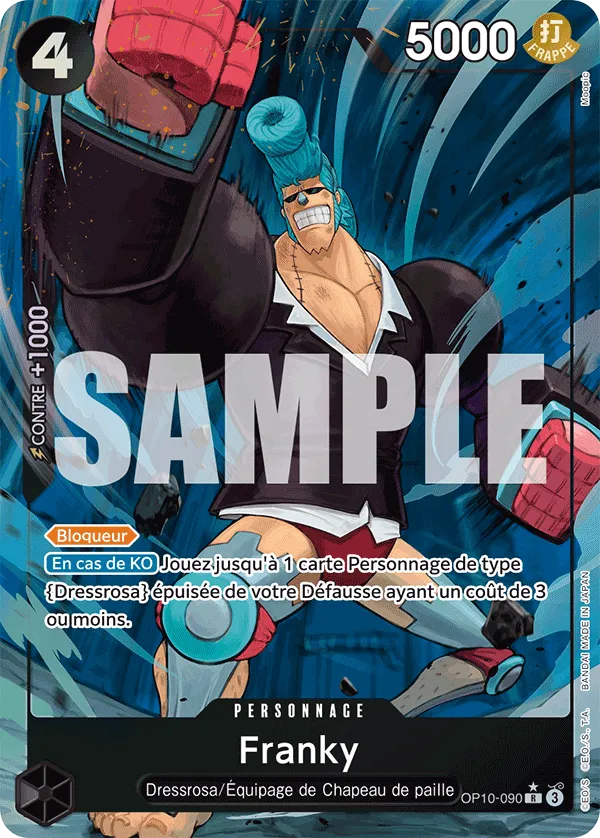 OP10-090 - Franky V2 — Carte One Piece Sang Royal 090