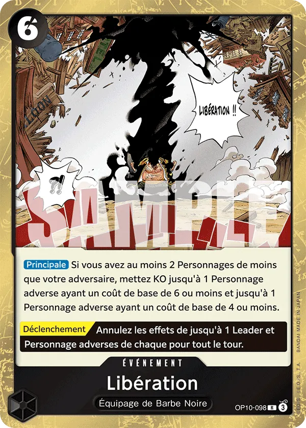 OP10-098 - Libération — Carte One Piece Sang Royal 098