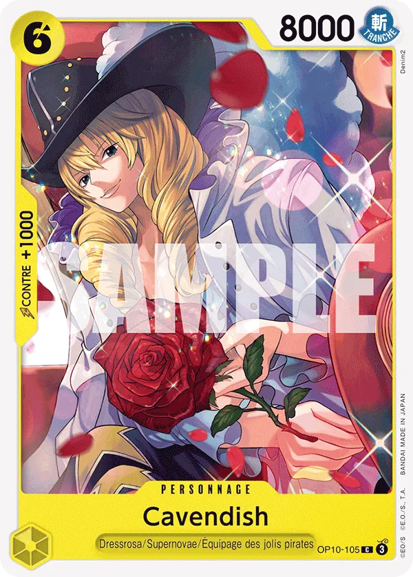 OP10-105 - Cavendish — Carte One Piece Sang Royal 105