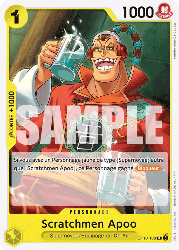 OP10-108 - Scratchmen Apoo — Carte One Piece Sang Royal 108