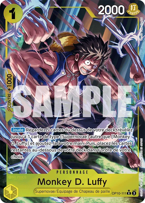OP10-111 - Monkey D. Luffy V2 — Carte One Piece Sang Royal 111