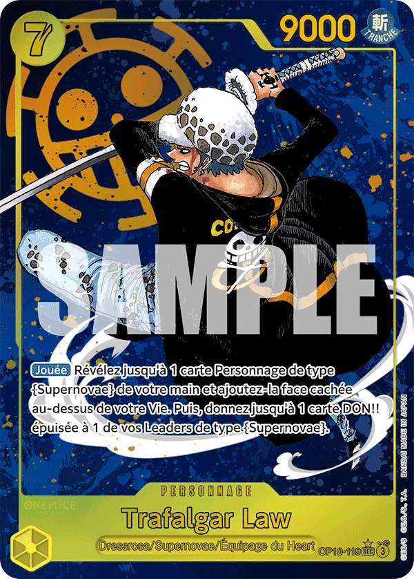 OP10-119 - Trafalgar Law V2 — Carte One Piece Sang Royal 119