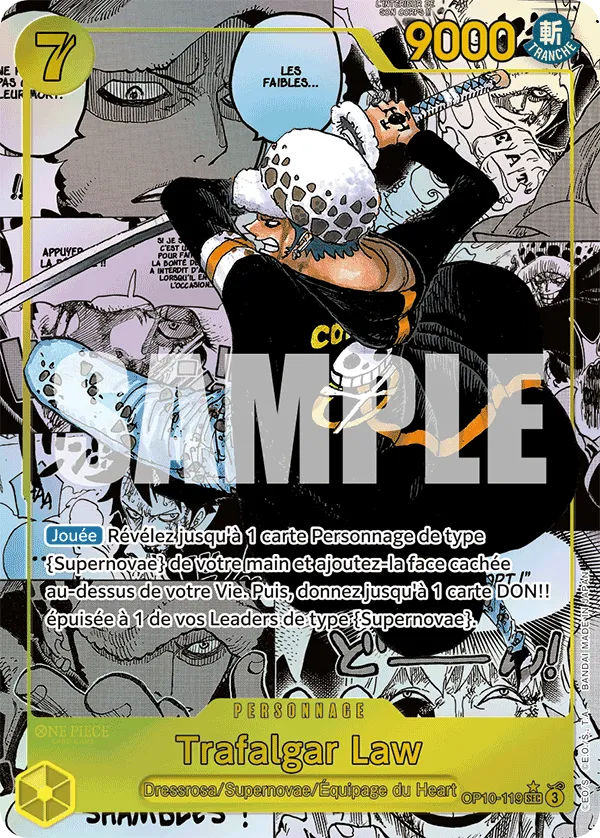 OP10-119 - Trafalgar Law V3 (Manga)