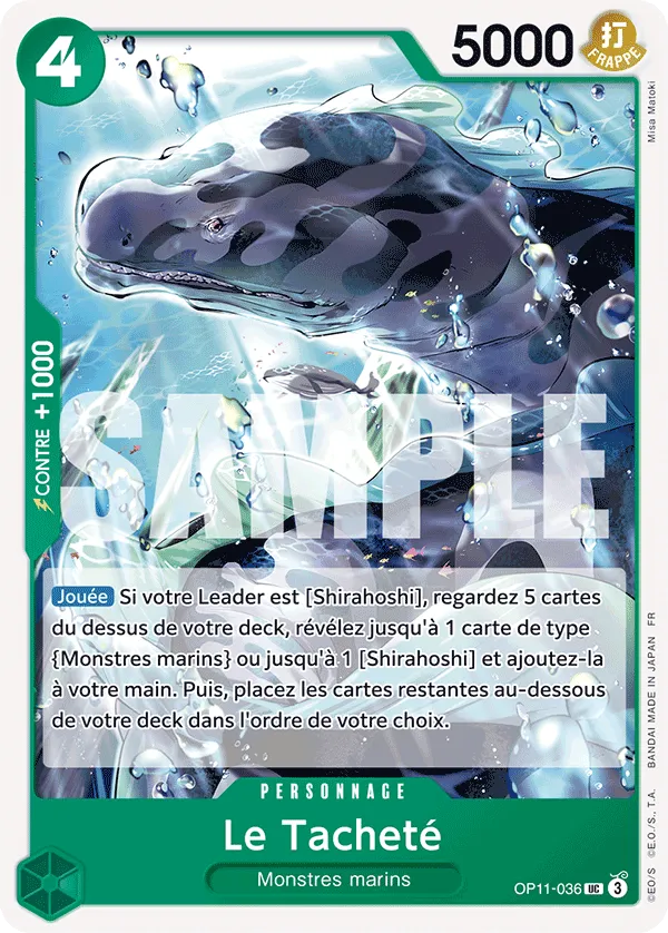 OP11-036 - Le Tacheté — Carte One Piece Des Poings Vifs comme l'Éclair 036