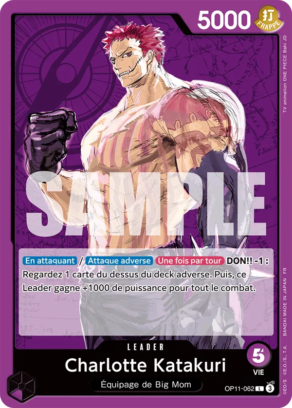 OP11-062 - Charlotte Katakuri — Carte One Piece Des Poings Vifs comme l'Éclair 062