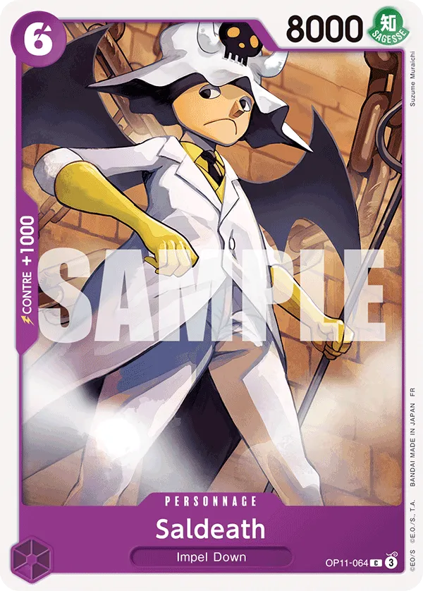OP11-064 - Saldeath — Carte One Piece Des Poings Vifs comme l'Éclair 064
