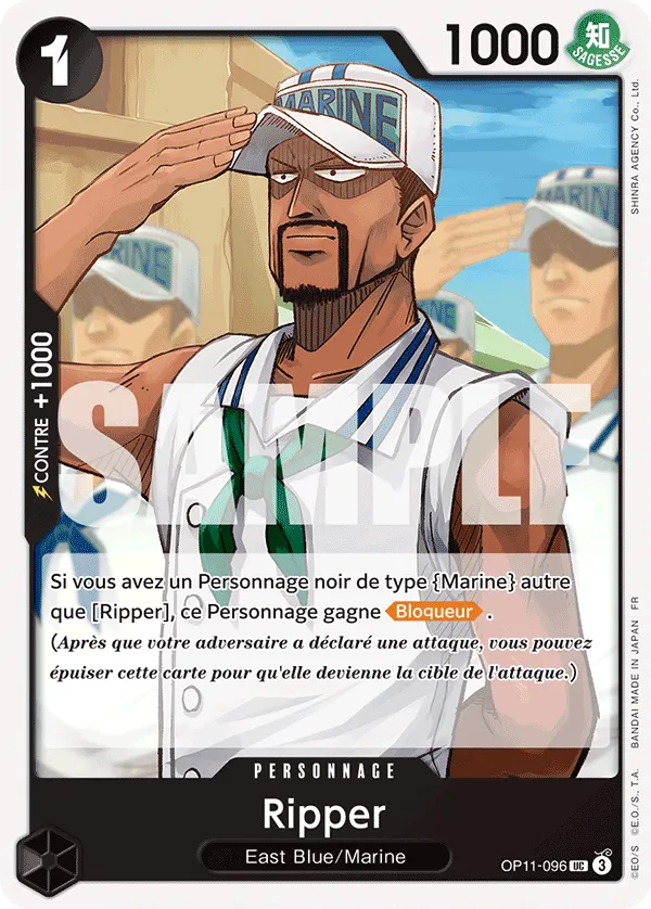 OP11-096 - Ripper — Carte One Piece Des Poings Vifs comme l'Éclair 096