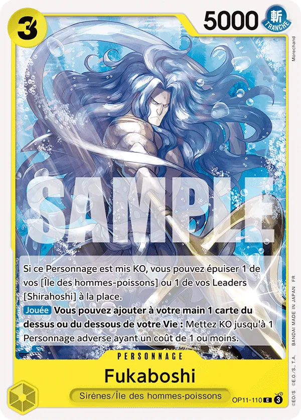 OP11-110 - Fukaboshi — Carte One Piece Des Poings Vifs comme l'Éclair 110