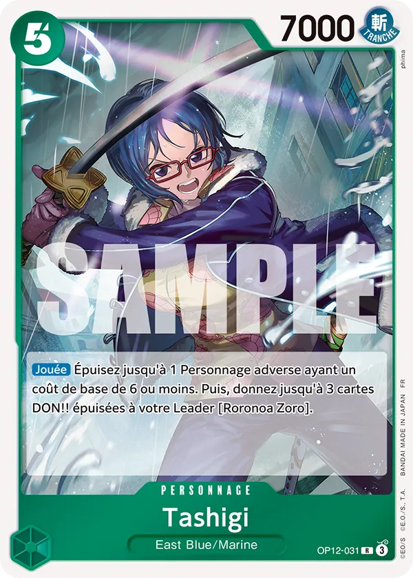 OP12-031 - Tashigi — Carte One Piece L'Héritage du Maître 031