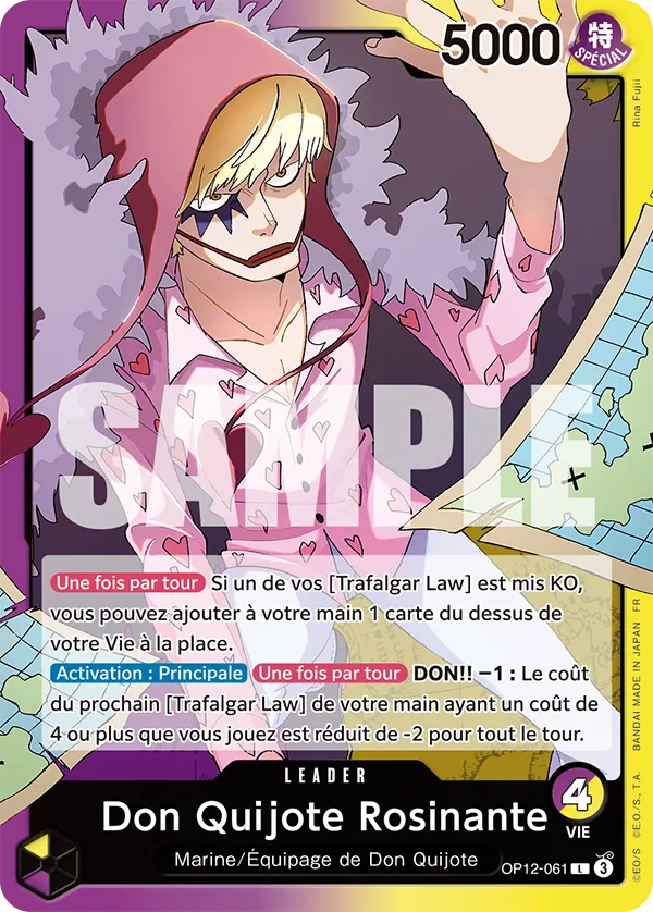 OP12-061 - Don Quijote Rosinante — Carte One Piece L'Héritage du Maître 061