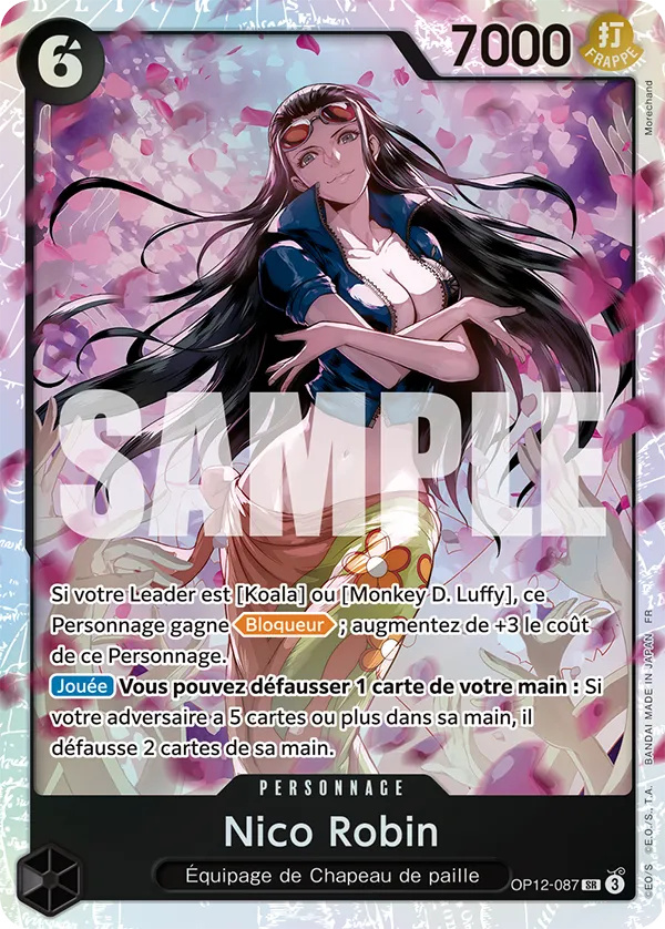 OP12-087 - Nico Robin — Carte One Piece L'Héritage du Maître 087