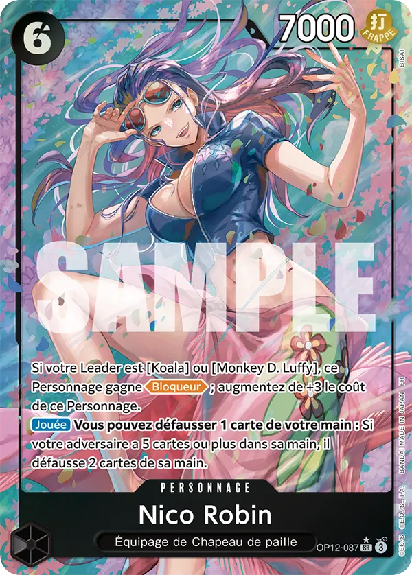 OP12-087 - Nico Robin V2 — Carte One Piece L'Héritage du Maître 087