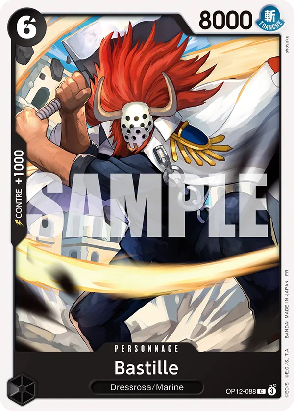 OP12-088 - Bastille — Carte One Piece L'Héritage du Maître 088