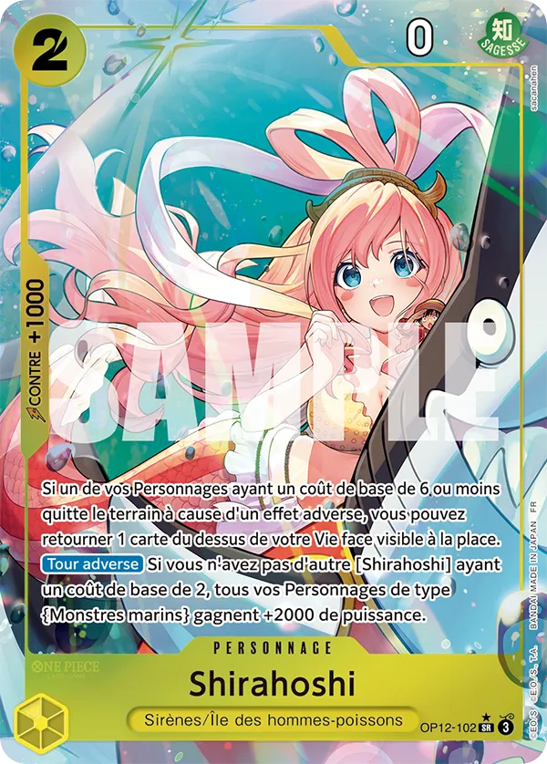 OP12-102 - Shirahoshi V2 — Carte One Piece L'Héritage du Maître 102