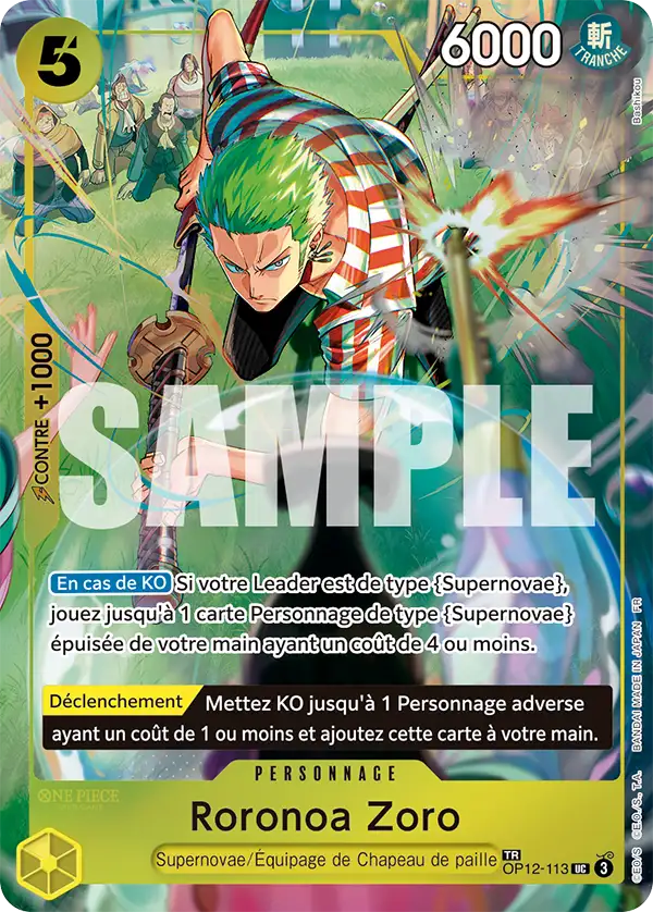 OP12-113 - Roronoa Zoro