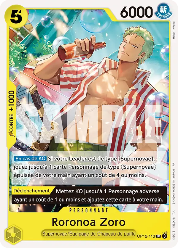 OP12-113 - Roronoa Zoro