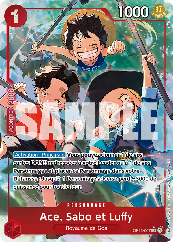 OP13-007 - Ace, Sabo et Luffy V2