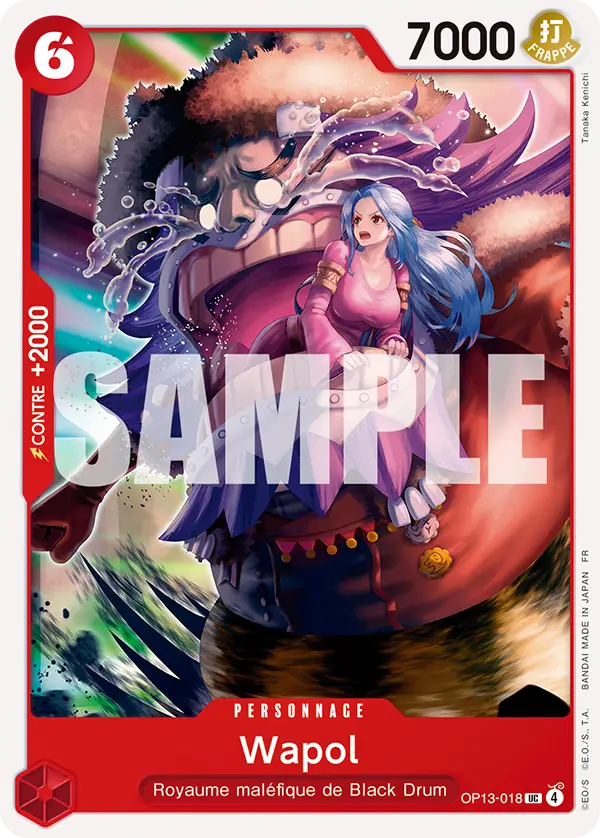 OP13-018 - Wapol — Carte One Piece Successeurs 018