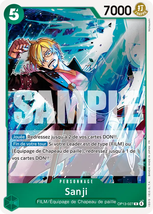 OP13-027 - Sanji — Carte One Piece Successeurs 027
