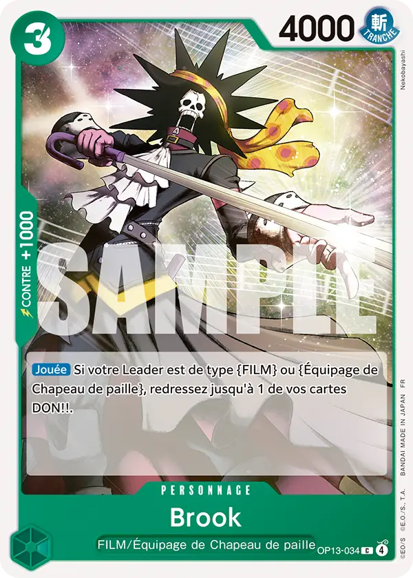 OP13-034 - Brook — Carte One Piece Successeurs 034