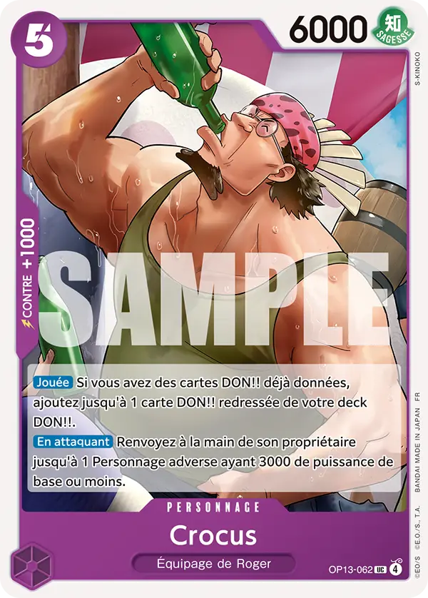 OP13-062 - Crocus — Carte One Piece Successeurs 062