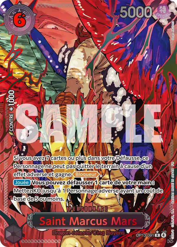 OP13-091 - Saint Marcus Mars V3 (Special Cinq Doyens)