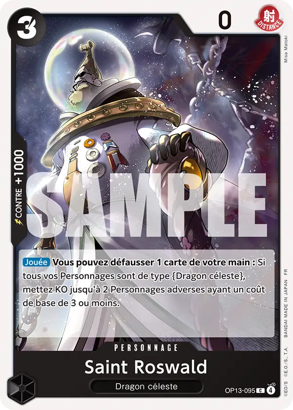OP13-095 - Saint Roswald — Carte One Piece Successeurs 095