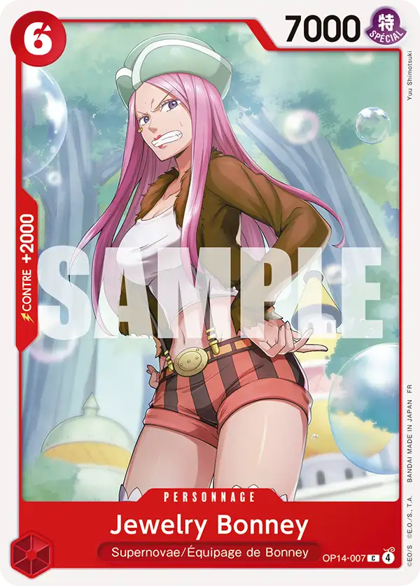 OP14-007 - Jewelry Bonney — Carte One Piece Les Sept de la Mer d'Azur 007