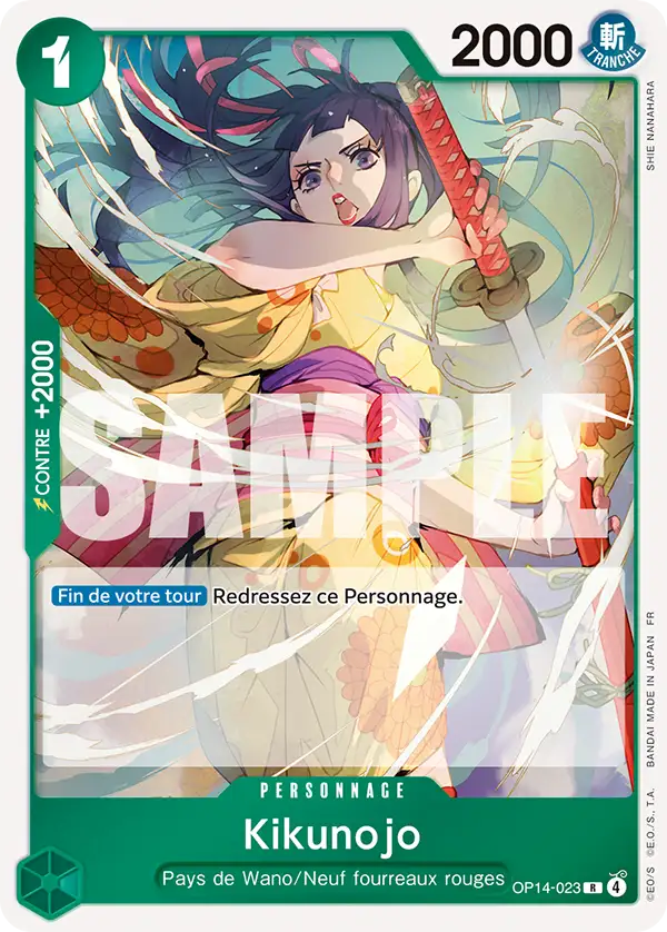 OP14-023 - Kikunojo — Carte One Piece Les Sept de la Mer d'Azur 023
