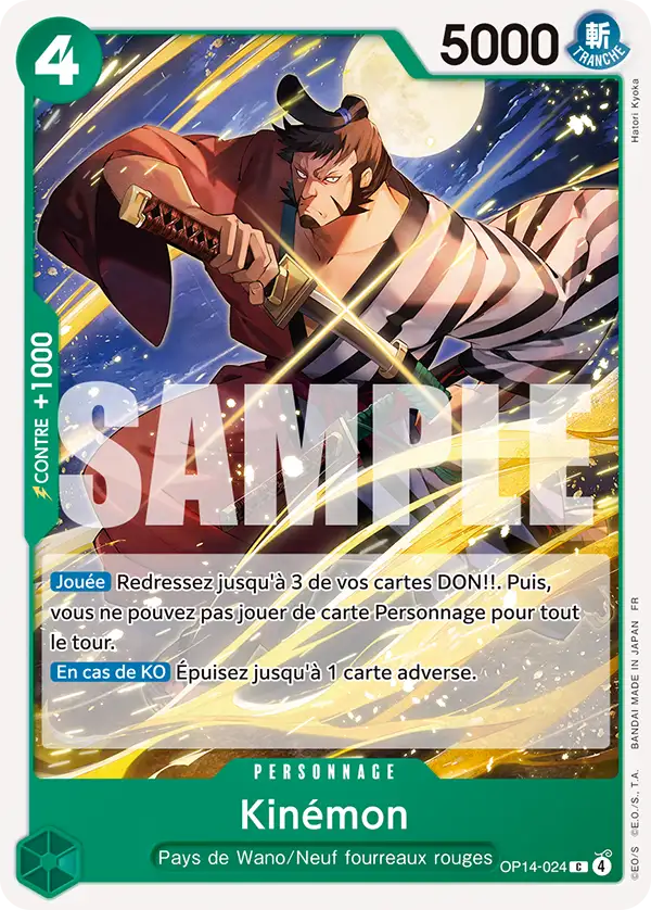 OP14-024 - Kinémon — Carte One Piece Les Sept de la Mer d'Azur 024