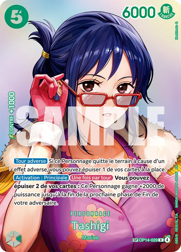OP14-029 - Tashigi SP — Carte One Piece OP16