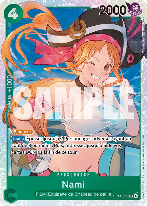 OP14-031 - Nami — Carte One Piece Les Sept de la Mer d'Azur 031