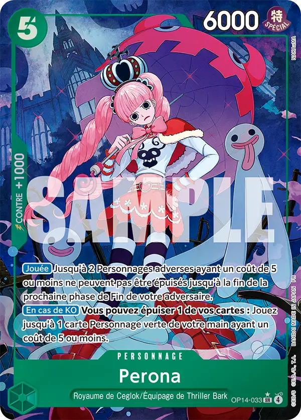 OP14-033 - Perona V2 — Carte One Piece Les Sept de la Mer d'Azur 033