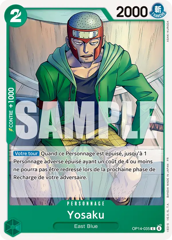 OP14-035 - Yosaku — Carte One Piece Les Sept de la Mer d'Azur 035