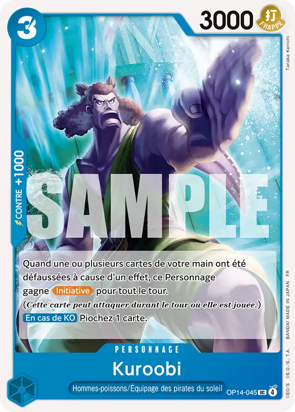 OP14-045 - Kuroobi — Carte One Piece Les Sept de la Mer d'Azur 045