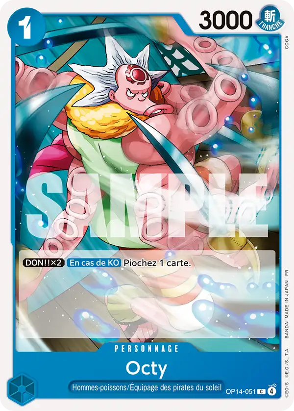 OP14-051 - Octy — Carte One Piece Les Sept de la Mer d'Azur 051