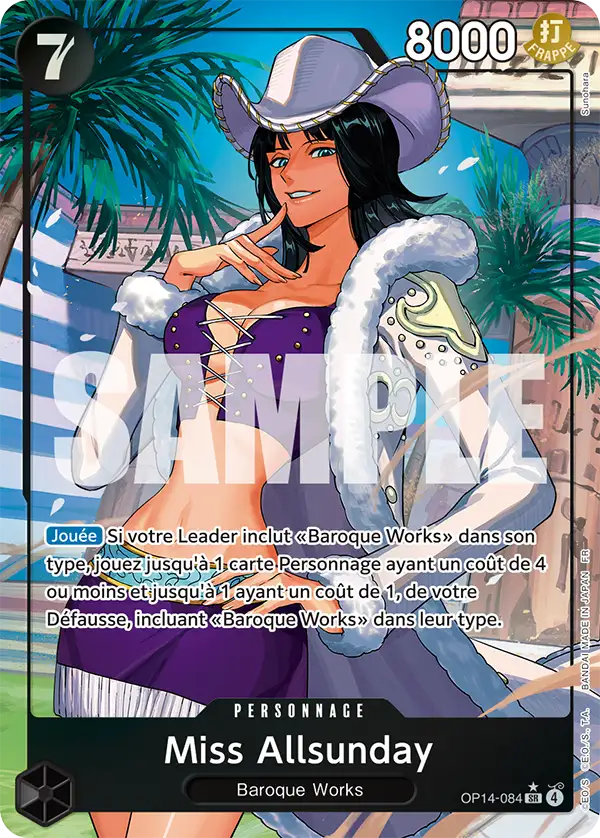 OP14-084 - Miss Allsunday V2 — Carte One Piece Les Sept de la Mer d'Azur 084