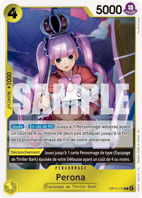 OP14-111 - Perona — Carte One Piece Les Sept de la Mer d'Azur 111