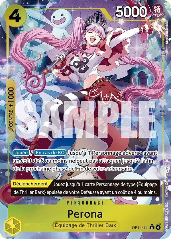 OP14-111 - Perona V2 — Carte One Piece Les Sept de la Mer d'Azur 111