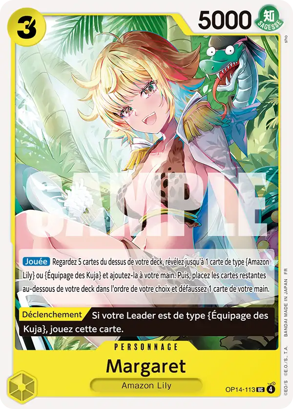 OP14-113 - Margaret — Carte One Piece Les Sept de la Mer d'Azur 113