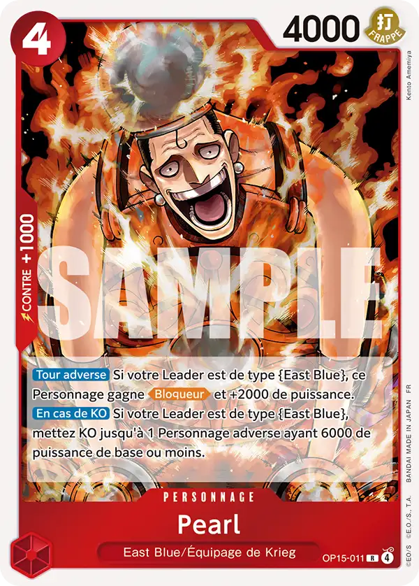 OP15-011 - Pearl — Carte One Piece Aventure sur l'Île de Dieu 011
