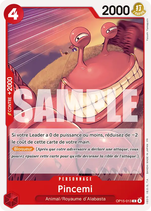 OP15-013 - Pincemi — Carte One Piece Aventure sur l'Île de Dieu 013