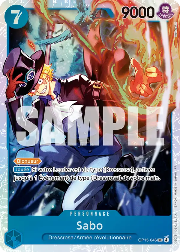 OP15-046 - Sabo — Carte One Piece Aventure sur l'Île de Dieu 046