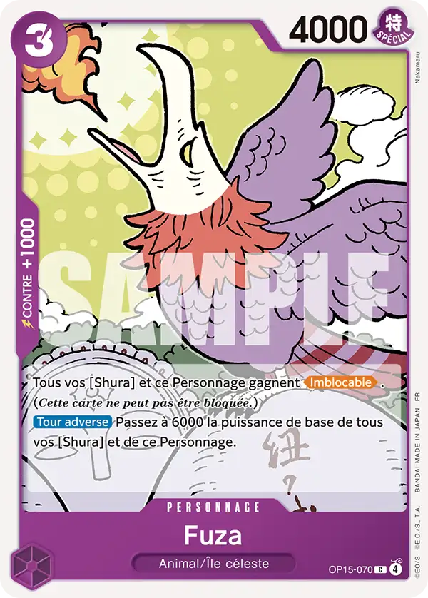 OP15-070 - Fuza — Carte One Piece Aventure sur l'Île de Dieu 070