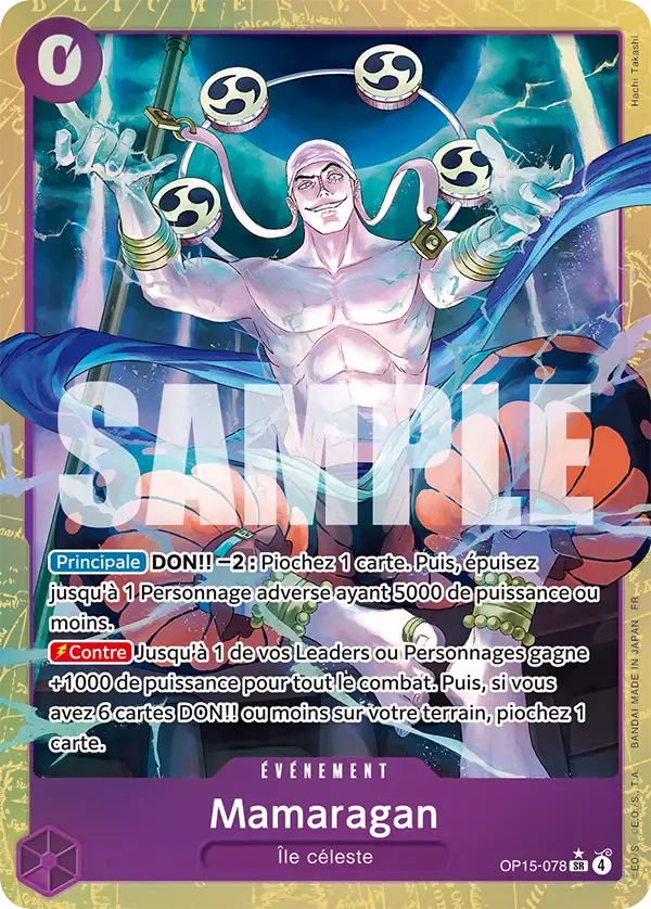 OP15-078 - Mamaragan V2 — Carte One Piece Aventure sur l'Île de Dieu 078