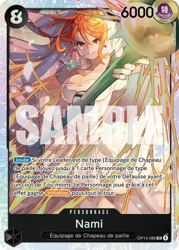 OP15-086 - Nami — Carte One Piece Aventure sur l'Île de Dieu 086