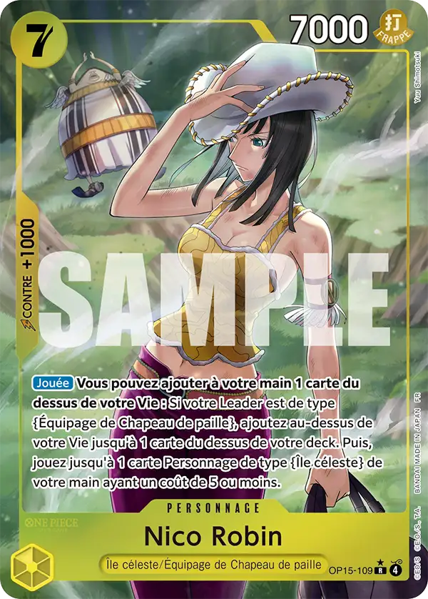 OP15-109 - Nico Robin V2 — Carte One Piece Aventure sur l'Île de Dieu 109
